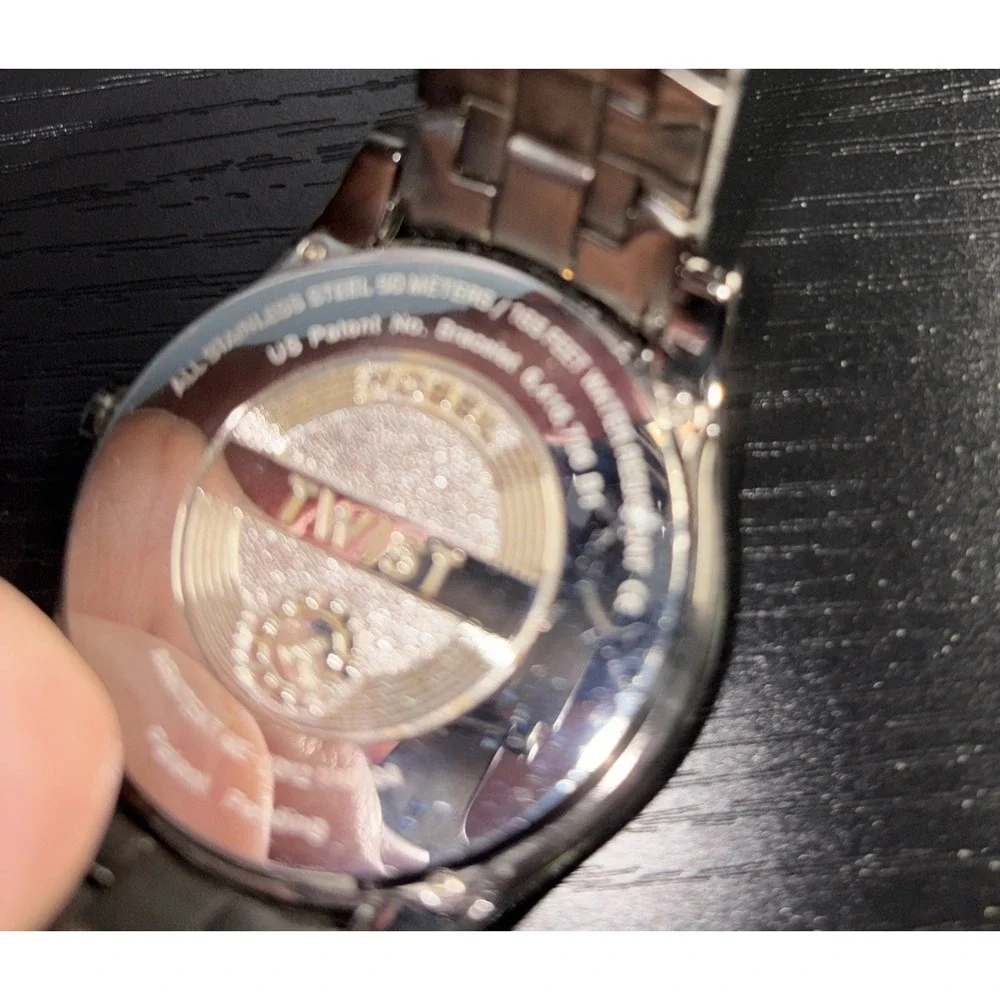 Fossil Twist ME-1012 Men's Hybrid Automatic Watch Gunmetal Gray- Excellent